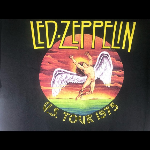Led Zeppelin US Tour 1975 T-shirt size XL - Picture 2 of 5